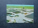 Amsterdam, Schiphol/panorama/vliegtuig, Verzamelen, Ansichtkaarten | Nederland, Verzenden, 1980 tot heden, Ongelopen, Noord-Holland