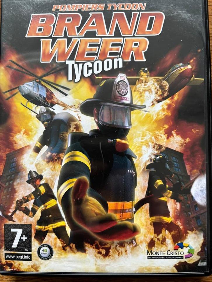Pc cd rom brandweer Tycoon, Spelcomputers en Games, Games | Pc, Zo goed als nieuw, Avontuur en Actie, 3 spelers of meer, Vanaf 7 jaar