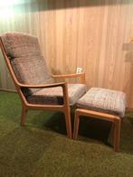 IZGS Ole Wanscher Senator fauteuil stoel Vintage Deens, Ophalen, 75 tot 100 cm, Zo goed als nieuw, Nvt