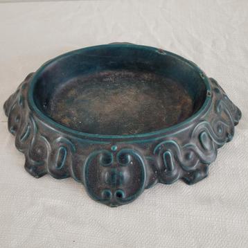 Grote antieke franse kwispedoor of spuugbakje Art nouveau  beschikbaar voor biedingen