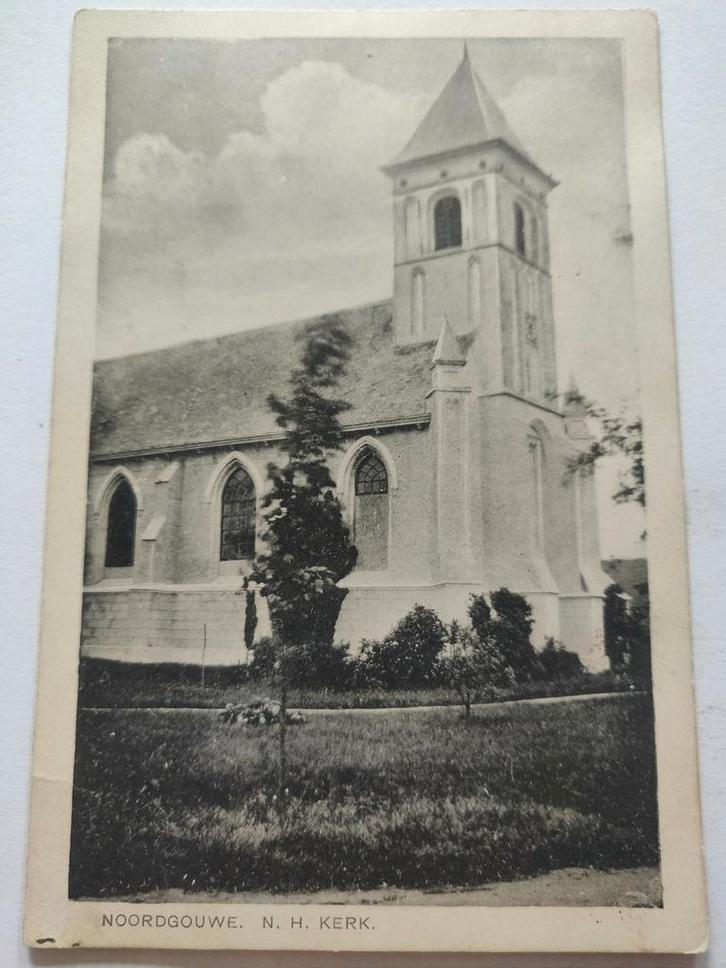 J1280 Noordgouwe, Verzamelen, Ansichtkaarten | Nederland, Noord-Holland, 1920 tot 1940, Ophalen of Verzenden