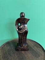 Abstract bronzen beeld moeder en kind, Antiek en Kunst, Ophalen of Verzenden, Brons