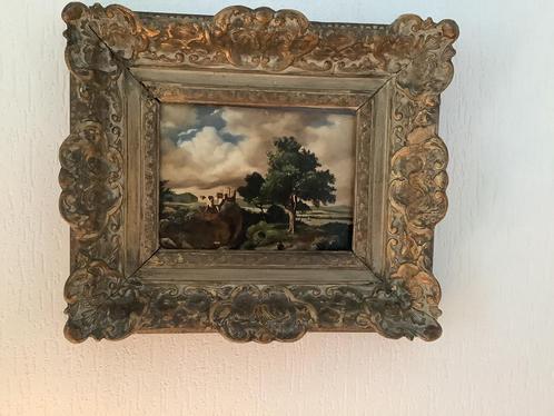 Schilderij gesigneerd H.  Vredeveldt, Antiek en Kunst, Kunst | Schilderijen | Klassiek, Ophalen of Verzenden