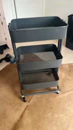 Keuken trolley grijs Ikea, Ophalen, Gebruikt