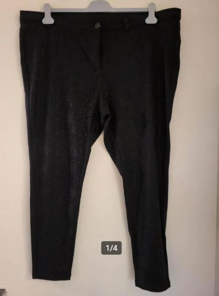 Gave legging/tregging met kant maat 52/54, Kleding | Dames, Grote Maten, Zo goed als nieuw, Broek of Spijkerbroek, Zwart, Ophalen of Verzenden