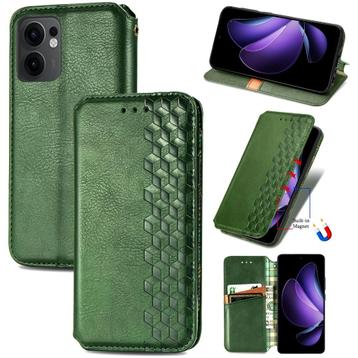 Luxe PU Lederen Wallet Case Set voor Reno 13 F / FS _ Groen beschikbaar voor biedingen