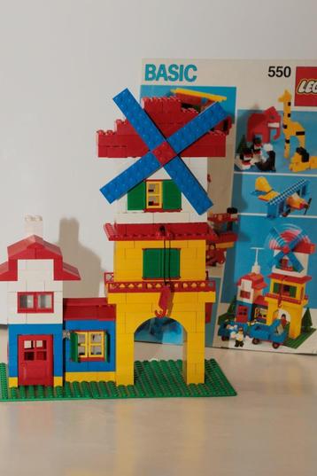 LEGO 550 -1 Basis bouwset: Molen met draaiende wiek auto etc beschikbaar voor biedingen