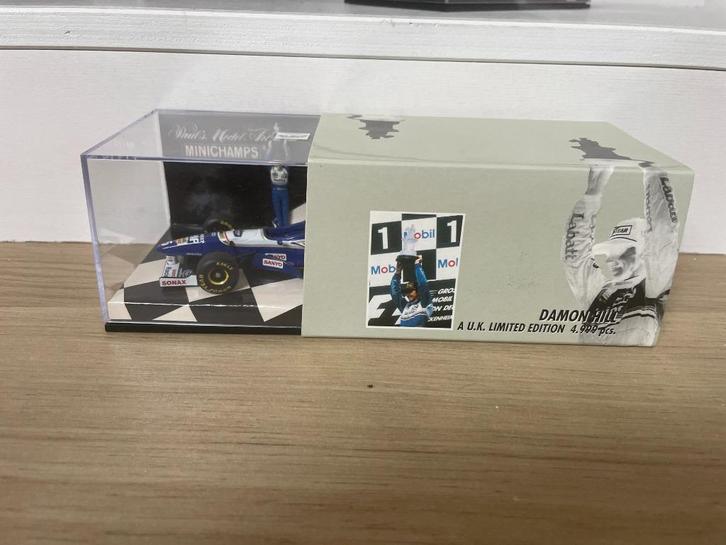Minichamps Hill Williams 1996 1:43 fanclub edition, Hobby en Vrije tijd, Modelauto's | 1:43, Gebruikt, Auto, MiniChamps, Ophalen of Verzenden
