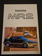 Brochure Toyota MR2, Ophalen of Verzenden, Zo goed als nieuw, Toyota