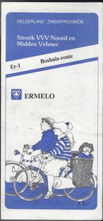 A7 fietskaart ermelo boshuis route ( plattegrond ), Ophalen of Verzenden, 1800 tot 2000, Nederland, Landkaart