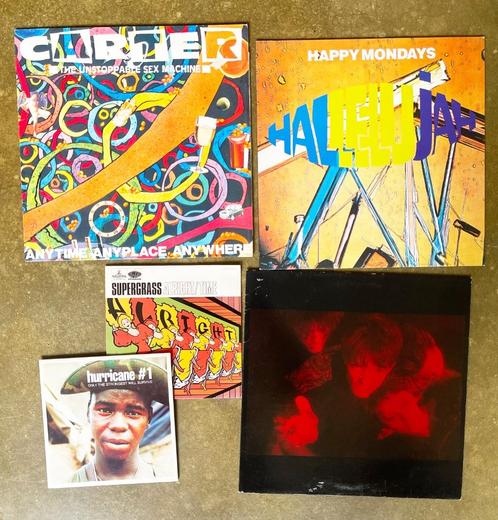 Happy Mondays, Carter USM, Supergrass, The House of Love, Hu, Cd's en Dvd's, Vinyl | Rock, Gebruikt, Alternative, Overige formaten