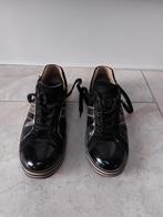 Zwarte Hogan gympen maat 37,5, Ophalen, Zwart, Sneakers of Gympen, Hogan