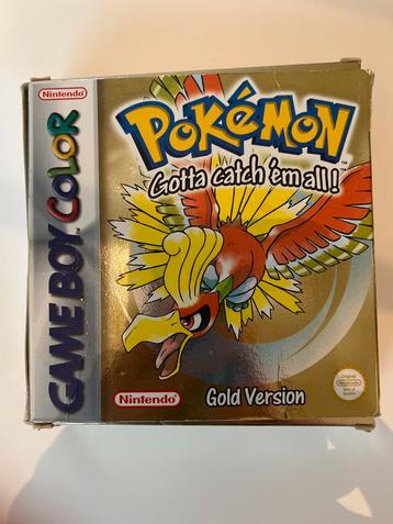 Pokémon Gold Version Game Boy Color (Compleet) beschikbaar voor biedingen