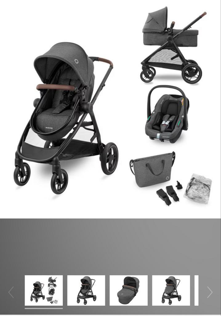 Maxi-Cosi Zelia S Trio - Nieuw in doos!, Kinderen en Baby's, Kinderwagens en Combinaties, Nieuw, Combiwagen, Maxi-Cosi, Met autostoeltje