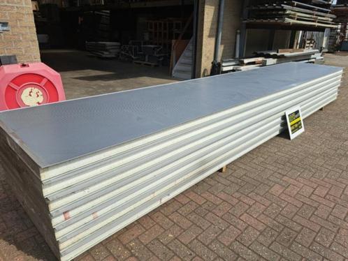 sandwichpanelen wand gebruikt 100, eps/tempex, wandpaneel., Doe-het-zelf en Verbouw, Plinten en Afwerking, Gebruikt, Plinten, Overige materialen