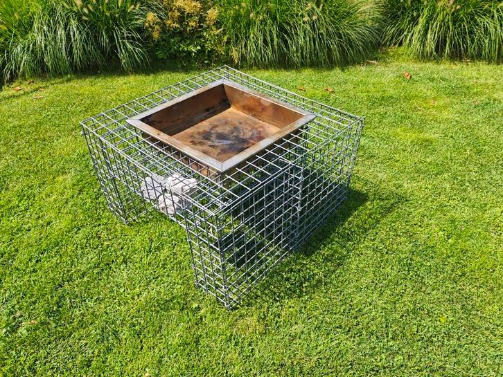 Vuurkorf ca. 80x80x50cm, Tuin en Terras, Vuurkorven, Zo goed als nieuw, Ophalen