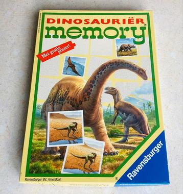 Vintage Memory Dinosauriërs 1992 - Als Nieuw! beschikbaar voor biedingen