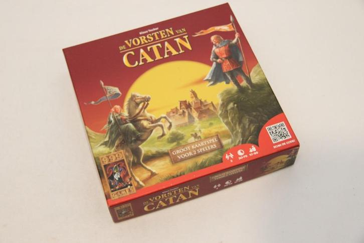 De Vorsten van Catan kaartspel, Hobby en Vrije tijd, Gezelschapsspellen | Kaartspellen, Zo goed als nieuw, Een of twee spelers