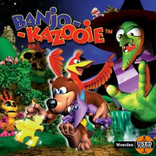Nintendo 64 Game | Banjo Kazooie | Met Garantie, Spelcomputers en Games, Spelcomputers | Nintendo 64, Zo goed als nieuw