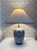 Tafellamp met houten voet, Antiek en Kunst, Ophalen
