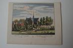 AMSTELVEEN ZUIDZIJDE GRAVURE handgekleurd 1737 Rademaker E17, Antiek en Kunst, Verzenden