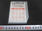 sticker kalender 1988 reklam vijfhuizen etikettenbedrijf, Ophalen, Zo goed als nieuw, Bedrijf of Vereniging