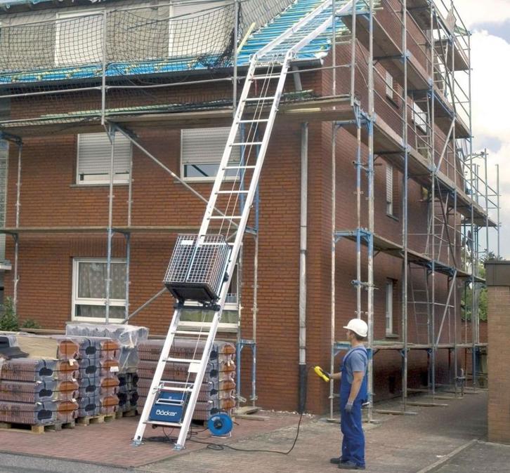 Böcker Solar Toplift HighSpeed 12,00 m pakket, Zakelijke goederen, Machines en Bouw | Liften, Steigers en Ladders, Ophalen of Verzenden