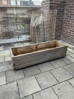 Bloembak plantenbak hout frame, Ophalen, Zo goed als nieuw, Rechthoekig, Hout