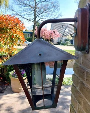 Tuinlamp hangend volledig koper Zweeds smeedwerk beschikbaar voor biedingen