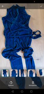 Zwangerschaps en voedings jumpsuit Noppies maat S, Kleding | Dames, Positiekleding, Overige typen, Blauw, Ophalen of Verzenden