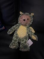Steiff Groene Draak Knuffel/ bear hoodie dragon, Ophalen of Verzenden, Nieuw, Stoffen beer, Steiff