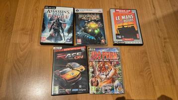 Diverse pc games beschikbaar voor biedingen