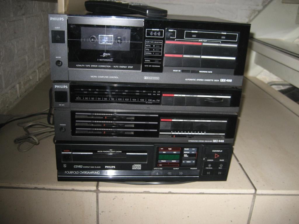 Philips stereo set, Audio, Tv en Foto, Stereo-sets, Gebruikt, Cd-speler, Tuner of Radio, Overige merken, Ophalen of Verzenden