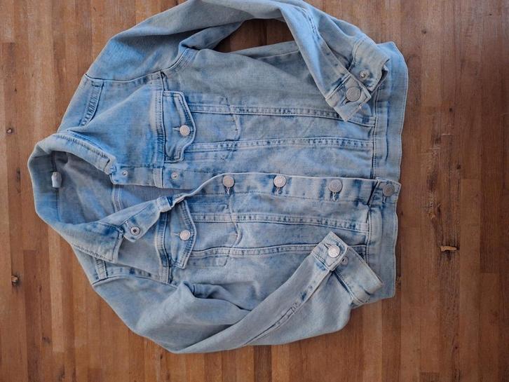 Spijkerjasje, Kinderen en Baby's, Kinderkleding | Maat 134, Gebruikt, Meisje, Jas, Ophalen
