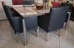 6 BERT PLANTAGIE - EETKAMERSTOELEN, Huis en Inrichting, Stoelen, Ophalen, Zo goed als nieuw, Metaal, Vijf, Zes of meer stoelen