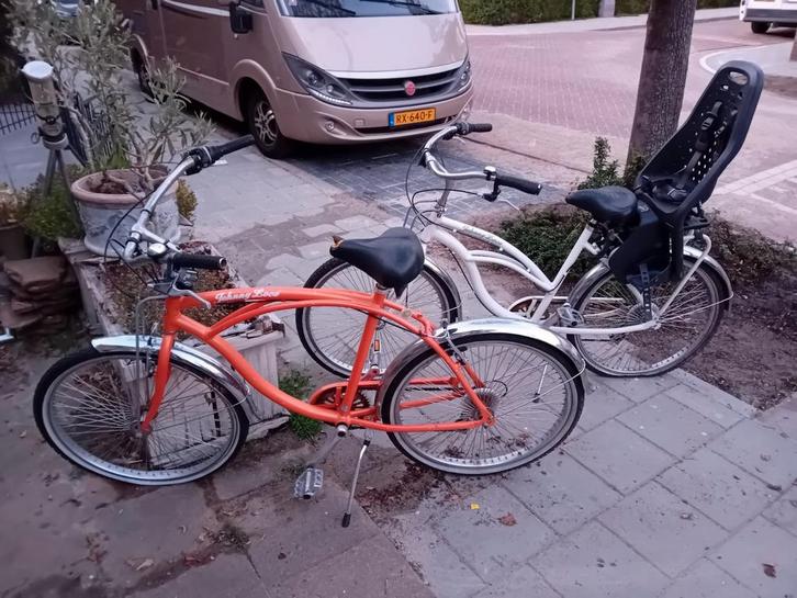 Johnny Loco dames en herenfiets, Fietsen en Brommers, Fietsen | Cruisers en Lowriders, Gebruikt, Cruiser, Staal, Ophalen of Verzenden