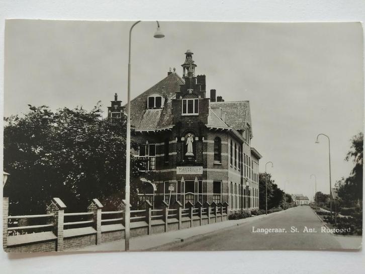 J1109 Langeraar, Verzamelen, Ansichtkaarten | Nederland, Noord-Holland, 1920 tot 1940, Ophalen of Verzenden