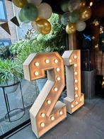 Lichtcijfers te huur #21 (andere cijfers ook beschikbaar), Hobby en Vrije tijd, Feestartikelen | Verhuur, Ophalen, Zo goed als nieuw