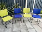 Bert plantagie Kiko Eetkamerstoelen, Huis en Inrichting, Stoelen, Ophalen, Leer, Zo goed als nieuw, Grijs