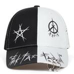 Te koop black &amp; white baseball cap pet nieuw de mooiste, Ophalen of Verzenden, Nieuw, One size fits all, Pet