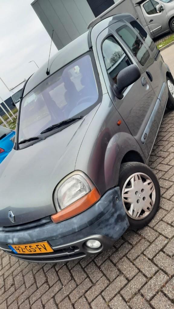 Renault Kangoo 1.4 RN AUT  Grijs 5 drs, Auto's, Renault, Bedrijf, Te koop, Kangoo, Radio, Schuifdeur, Trekhaak, Benzine, E, MPV
