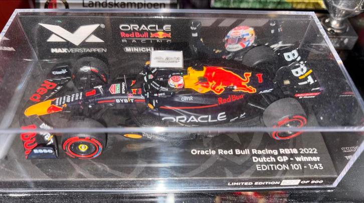 Max Verstappen Dutch GP 2022 Schaalmodel 1:43, Hobby en Vrije tijd, Modelauto's | 1:43, Nieuw, Auto, MiniChamps, Ophalen of Verzenden