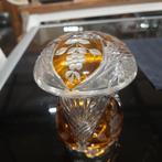 Bohemen glazen. kristallen paddestoel bonbonniere snoeppot, Antiek en Kunst, Ophalen of Verzenden