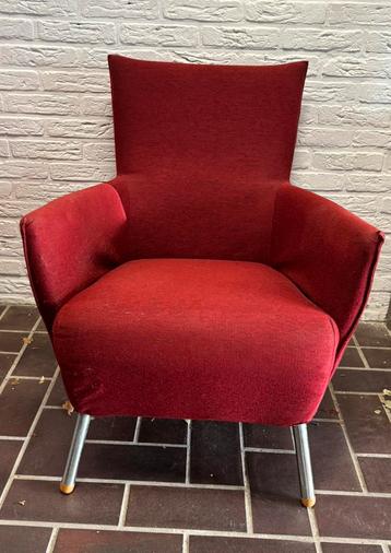 Vintage designer fauteuil gerard vd berg stoffe bekleding beschikbaar voor biedingen