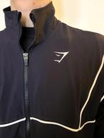Gymshark blauw Retro Track Jacket trainingsjas, maat M, Gymshark, Ophalen of Verzenden, Zo goed als nieuw, Algemeen