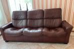 Stressless 3-zitsbank Bordeaux rood, Ophalen, Gebruikt, Minder dan 75 cm, Driepersoons