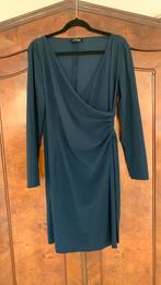 LaDress xxs of L zgan jurk met overslag midnight travelstof, Kleding | Dames, Jurken, Blauw, Maat 42/44 (L), Ophalen of Verzenden