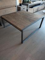 Mooie salontafel 90x90 cm teakhout, Ophalen, 100 tot 150 cm, 50 tot 100 cm, Zo goed als nieuw