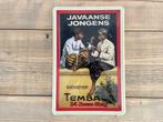 Reclamebord Javaanse Jongens - 3/4 Zware Shag 20x30, Verzamelen, Ophalen of Verzenden, Zo goed als nieuw, Reclamebord
