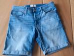 Jack & Jones denim korte broek (maat S), Blauw, W32 (confectie 46) of kleiner, Ophalen of Verzenden, Zo goed als nieuw